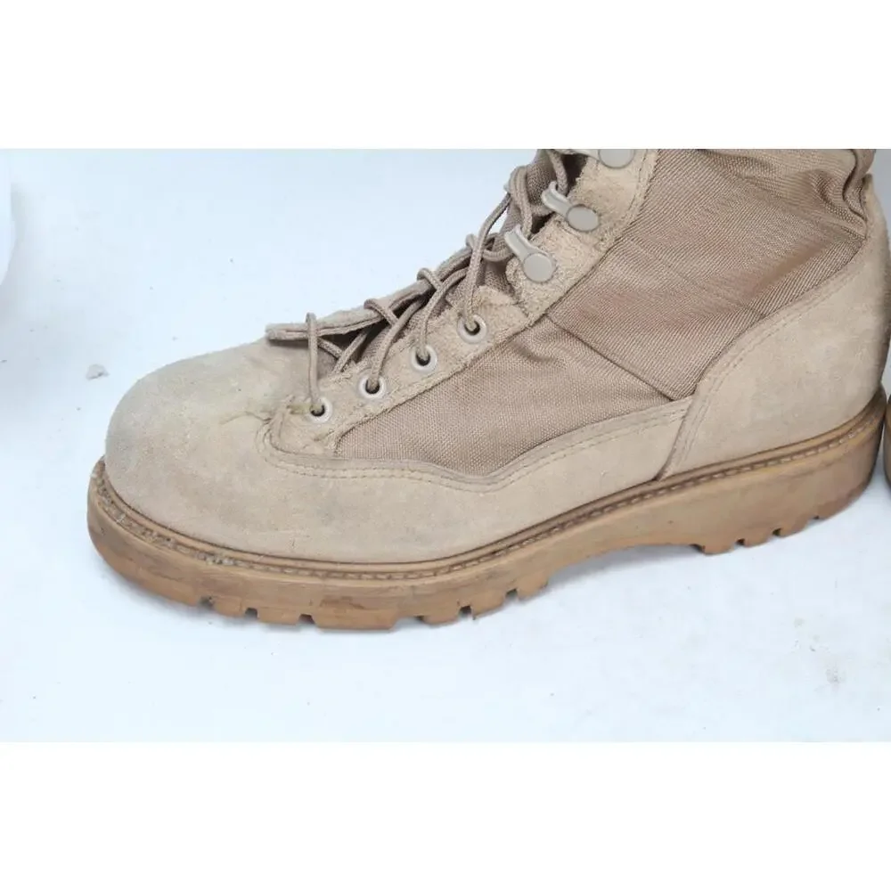 Vintage Corcoran Coyote Suede Marauder Military Jump Boots Y2K usa 4380 9.5 M